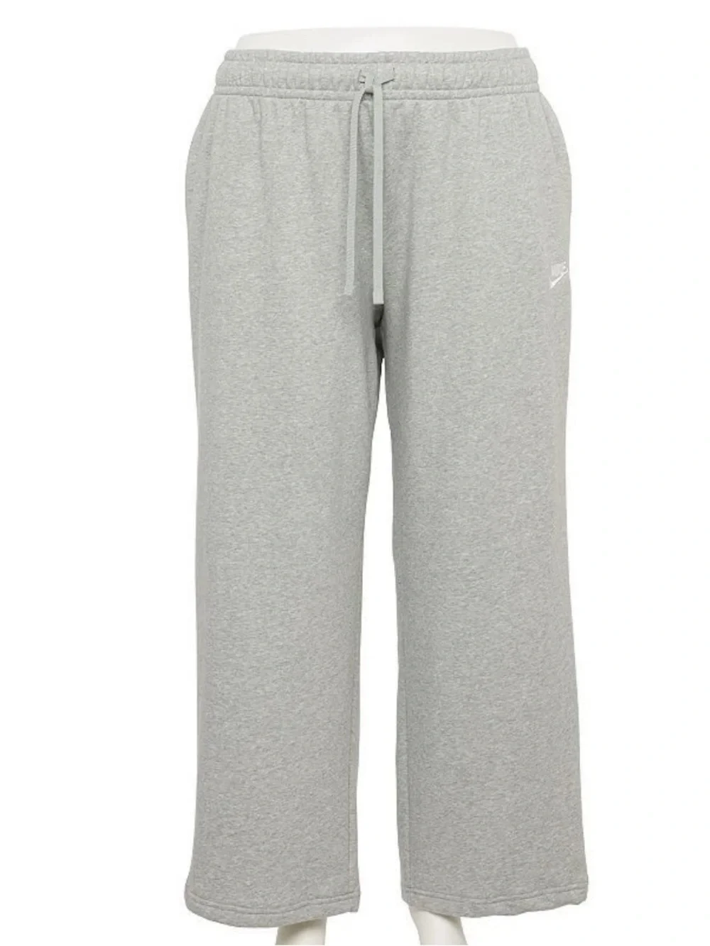 Nike Sportswear Women’s 4X Gray Fleece Sweatpants Mid Rise Full Length NWT